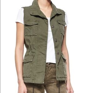 Madewell oversized cargo military utility vest S